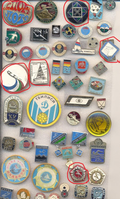 Значки разные Спорт по 30р и 50р - по 30_