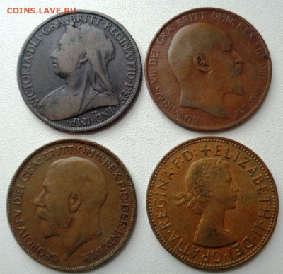 4 монеты по 1 пенни Сидящая Британия - DSC00439.JPG