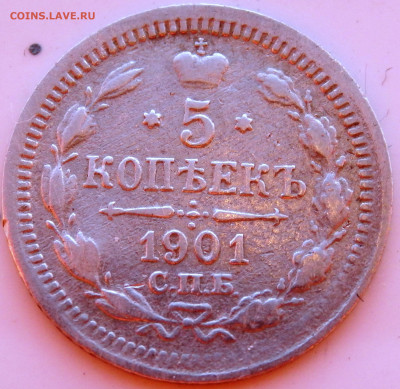 5 копеек 1901 год ФЗ     23.05.2023    22-00 - P4080586.JPG