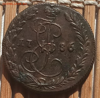 Денга 1786 г. КМ окон.  24.05.2023 г. 22-00 МСК. - 000