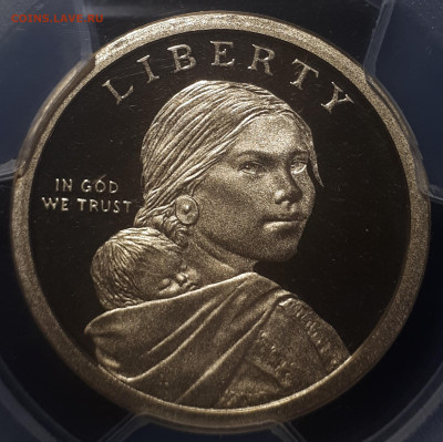 1 доллар 2016  Сакагавея . Радисты . PCGS 69. ULTRA CAMEO - 20230521_212326