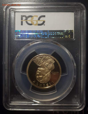 1 доллар 2016  Сакагавея . Радисты . PCGS 69. ULTRA CAMEO - 20230521_212242