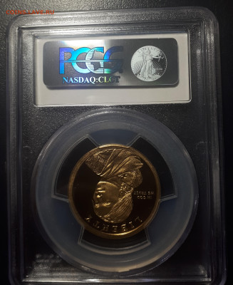 1 доллар 2010 Сакагавея . Стрелы. PCGS 69. ULTRA CAMEO - 20230521_202641