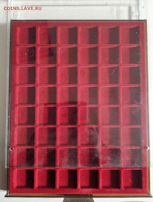 ПЛАНШЕТ Кассета Монетн бокс МВ 3 вида под капс Leuchtturm - ЯЯ ПКалеты1-28х28 на 48яч