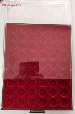 ПЛАНШЕТ Кассета Монетн бокс МВ 4 вида под монет Leuchtturm - ЯЯ ПМалеты-1 на 54яч