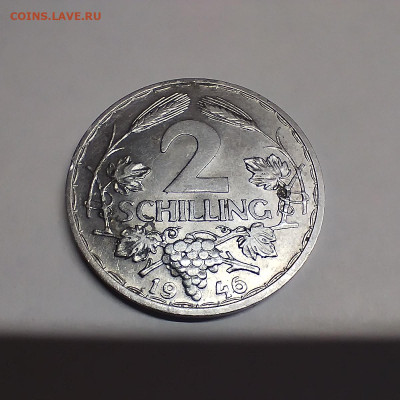 2 шиллинга Австрии 1946г., до 24.05.2023г. - IMG_20230427_184812
