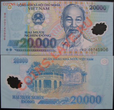 Боны, пресс, разные страны. - б вьет 20 000