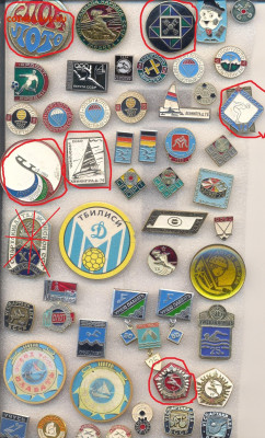 Значки разные Спорт по 30р и 50р - 30