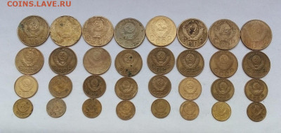 РАННИЕ СОВЕТЫ 1,2,3,5,10,15,20 коп. 1950-1957 БЕЗ ПОВТОРА - IMG_20230522_125609---2