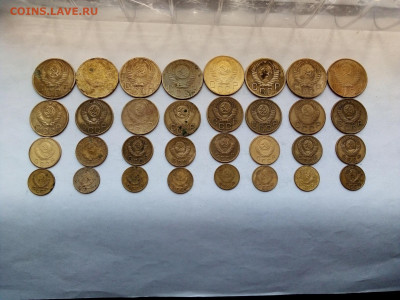 РАННИЕ СОВЕТЫ 1,2,3,5,10,15,20 коп. 1950-1957 БЕЗ ПОВТОРА - IMG_20230522_125736---3