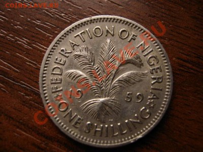 Нигерия Британская 1 шиллинг 1959 до 22.12 в 21.00 М - Изображение 017