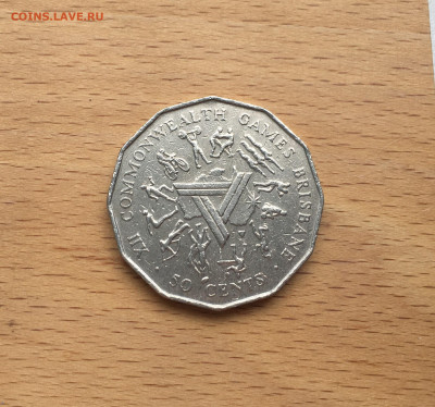Австралия 50 центов 1982 XII Игры Содружества спорт - IMG_7792.JPG