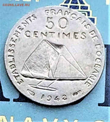 Французская Океания 50 сантимов 1948 года essai - cc8396ab-2749-48f7-93d5-faeefc4298a9
