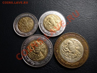 Мексика 1-2-5-10 песо 1998-2005 биметалл до 22.12 в 21.00 М - IMG_1123