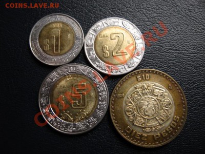 Мексика 1-2-5-10 песо 1998-2005 биметалл до 22.12 в 21.00 М - IMG_1121