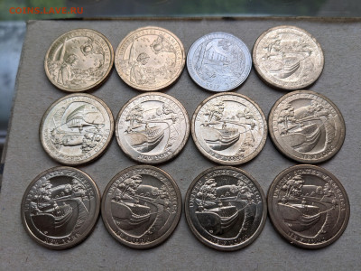 12 юбилейных монет США ФИКС до 26.05 - PXL_20230525_165930746