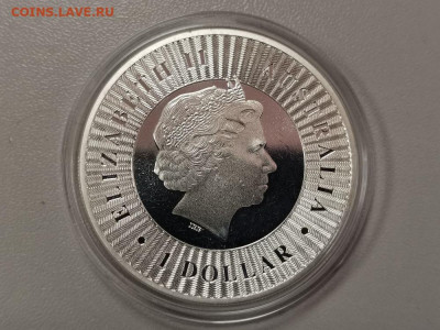 1 доллар 2016 Австралия - Кенгуру, Ag9999, до 01.06 - ЯЯ КЕНГУРУ-2