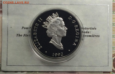 Канада 20 дол 1992 ПРУФ . История авиации самолет до 28.05 - 78