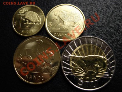 Уругвай 1-2-5-10песо 2011 звери 1-биметалл до 22.12 в 21.00М - IMG_1143