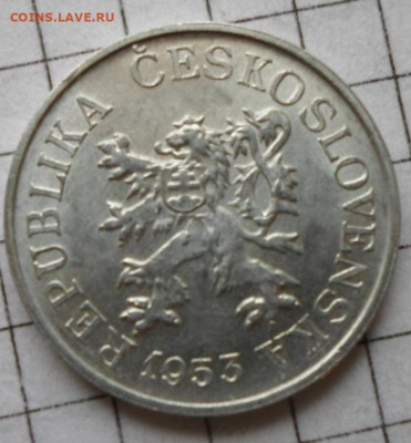 Чехословакия 3 геллера 1953г. Штемпельная до 27.05 - SAM_4469.JPG