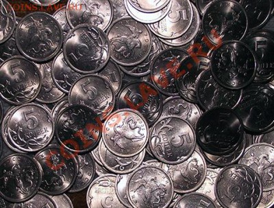 5 коп. 2009г СПМД 50 шт из мешка. В блеске! До 23.12 - 2009_5_kop_m