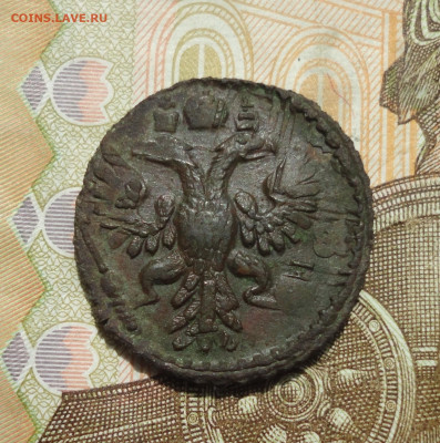 Полушка 1734 года перечекан. До 31.05.23. - DSC05313.JPG
