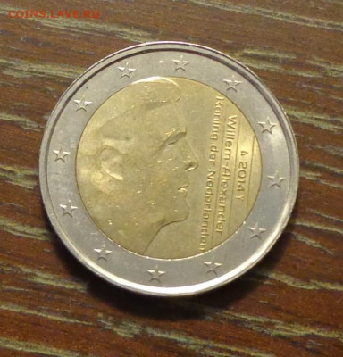 НИДЕРЛАНДЫ - 2 евро 2014 Виллем-Александр до 4.06, 22.00 - Нидерланды_2 евро_Виллем-Александр (№1)_1.JPG