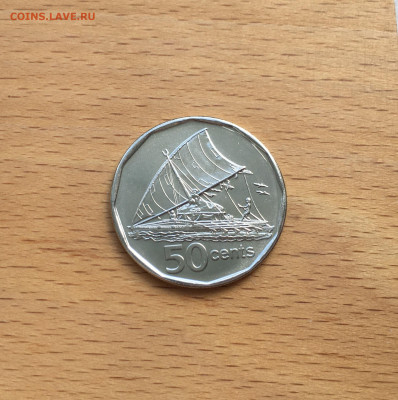Фиджи 50 центов 2009 Такия Парусник лодка каноэ корабль - IMG_7816.JPG