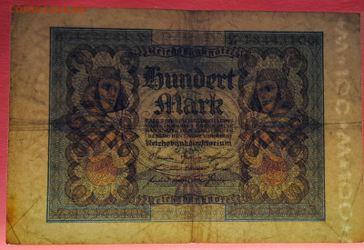 Германия, 1920 г. - 100 марок до 21:00, 03.06.23 - 1920-100 марок-3