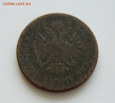 Австрия 4 крейцера 1861 г. "В" до 05.06.23 - DSCN2716.JPG