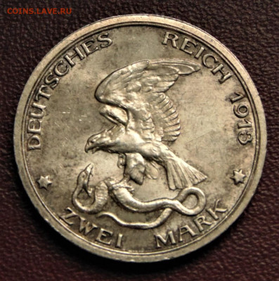 Пруссия. 2 марки 1913, "толпа". - PR-1913t-.JPG