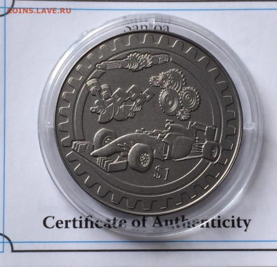 1 доллар 2018г. Моторспорт. Титан 990 проба.до 04.06.23 - 57