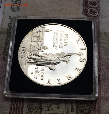 США 1 доллар,1986 год 100 лет Статуе Свободы Пруф до 04.06 - 65