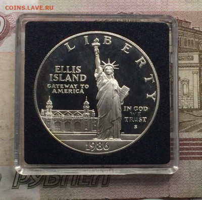 США 1 доллар,1986 год 100 лет Статуе Свободы Пруф до 04.06 - 64