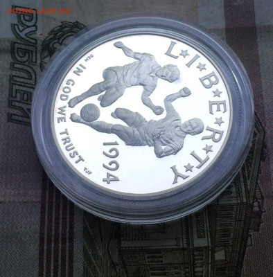 США 1 доллар 1994г.Чемпионат мира по футболу Пруф до 04.06 - 114