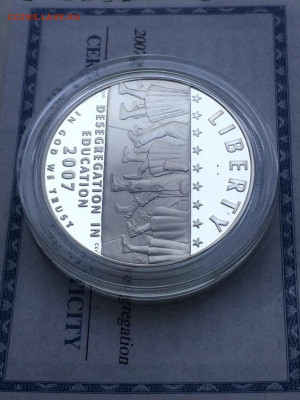 США 1$ 2007 ПРУФ Десегрегация в образовании школа в Литл-Рок - 159