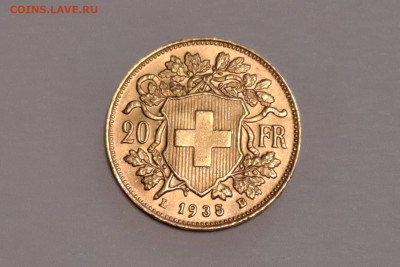 20 франков 1935 Швейцария - 20230606_121329