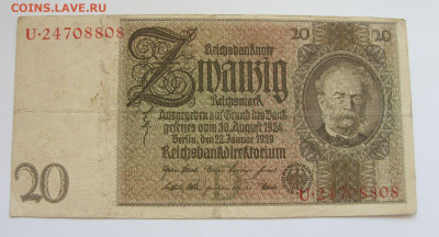 20 марок Германия 1929. - SDC13259.JPG