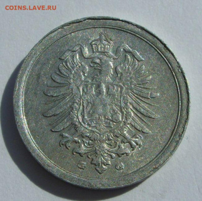 1 пфенниг 1917 G. С 1 рубля, шаг 1 рубль. - SDC13312
