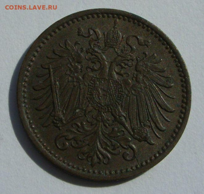 1 геллер Австро-Венгрия 1895. С 1 рубля, шаг 1 рубль. - SDC13360