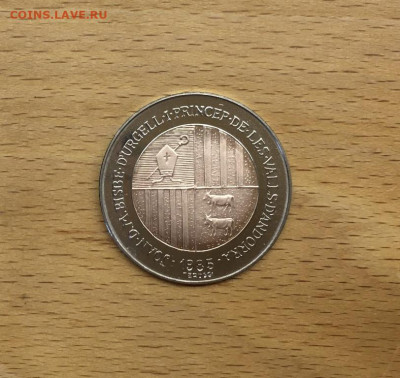 Биметалл Андорра 2 динера 1985 Олимпийские Игры в Калгари - bimetall_andorra_2_dinera_1985_olimpijskie_igry_v_kalgari_gornye_lyzhi_olimpiada_sport (1)