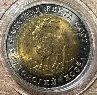 5 рублей 1991 Винторогий козел.UNC Красная книга. 2.06. БЛИЦ - image-10-06-23-08-58-1