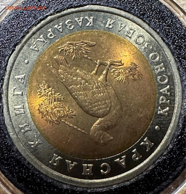10 рублей 1992 Казарка  UNC Красная книга. 12.06. БЛИЦ - image-10-06-23-09-36