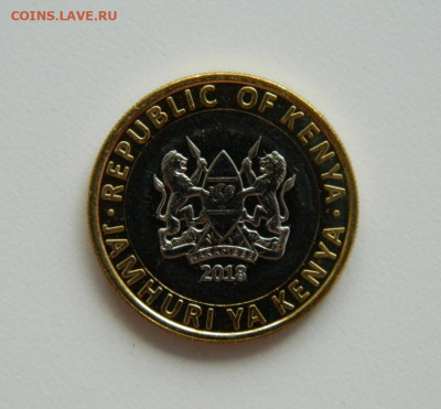 Кения 10 шиллингов 2018 г. (БИМ) Фауна до 15.06.23 - DSCN3314.JPG