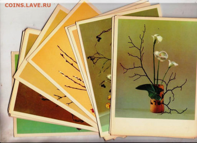 ОТКРЫТКИ КОМПОЗИЦИИ ИЗ ЦВЕТОВ 1973 г. до 18.06.23 г. в 23.00 - 003