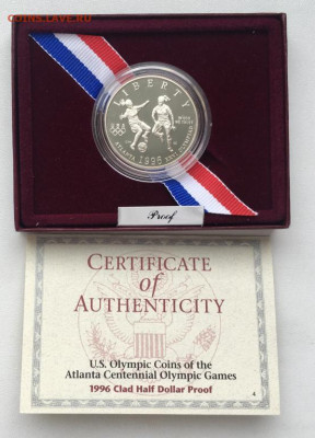 2 доллара 1996 S Олимпийские Игры Женский футбол ПРУФ - ssha_1_2_dollara_1996_50_centov_s_olimpijskie_igry_atlanta_zhenskij_futbol_pruf_sport_sertifikat (2)
