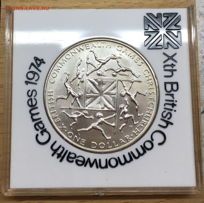 Крона Шайба Новая Зеландия 1$ доллар 1974 X Британские Игры - IMG_8971.JPG