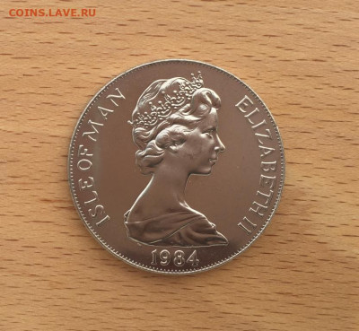Крона Шайба Остров Мэн 1 крона 1984 Олимпийские Игры Бег - krona_shajba_ostrov_men_1_krona_1984_olimpijskie_igry_los_andzheles_beg_sport_olimpiada