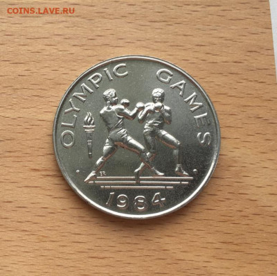 Крона Шайба Самоа 1 Тала 1984 Олимпийские Игры Лос-Анджелес - krona_shajba_samoa_1_tala_1984_olimpijskie_igry_los_andzheles_boks_sport_olimpiada
