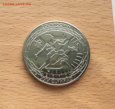 Крона Шайба Великобритания 5 фунтов 2010 Легкая атлетика - krona_shajba_velikobritanija_5_funtov_2010_olimpijskie_igry_london_2012_legkaja_atletika_sport_olimpiad
